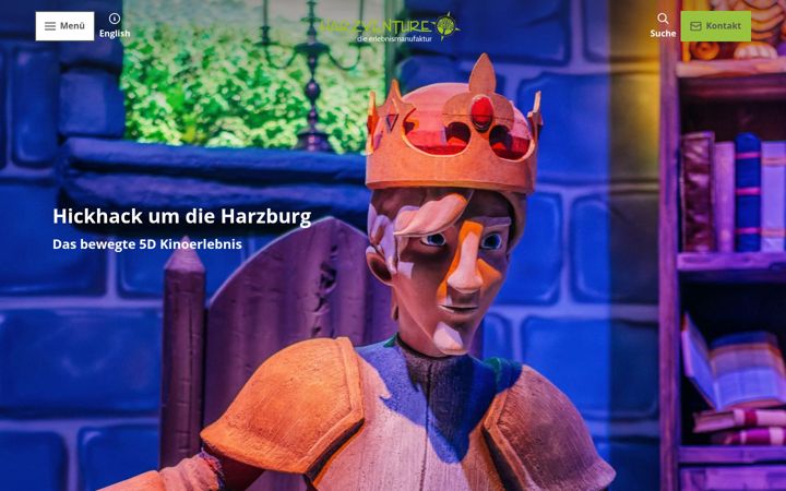 Képernyőkép: erlebniskontor-harz.de