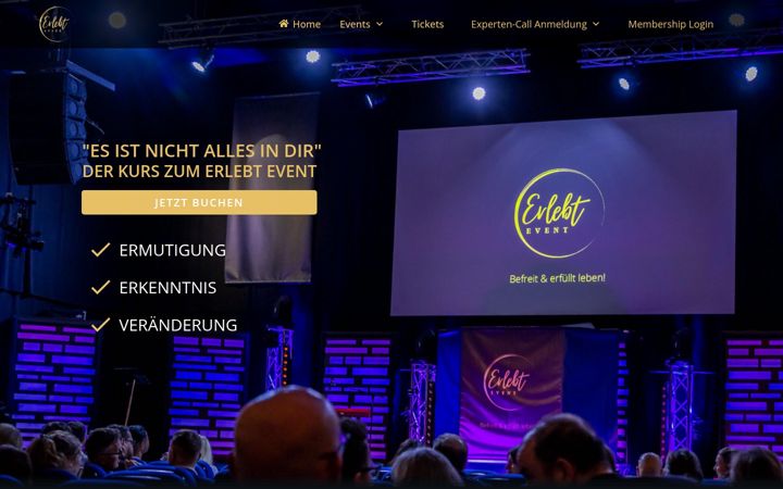 Screenshot stránky erlebt-event.de
