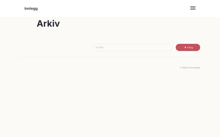Screenshot του erlendsaele.no