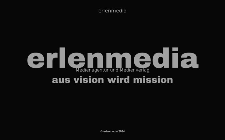Screenshot stránky erlenmedia.de