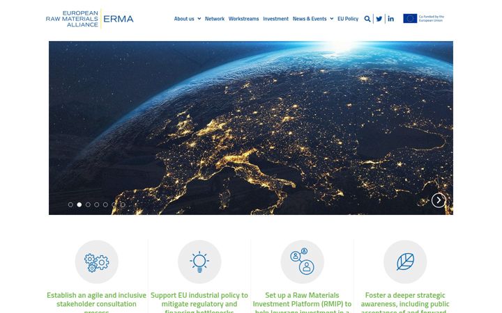 Captura de ecrã de erma.eu