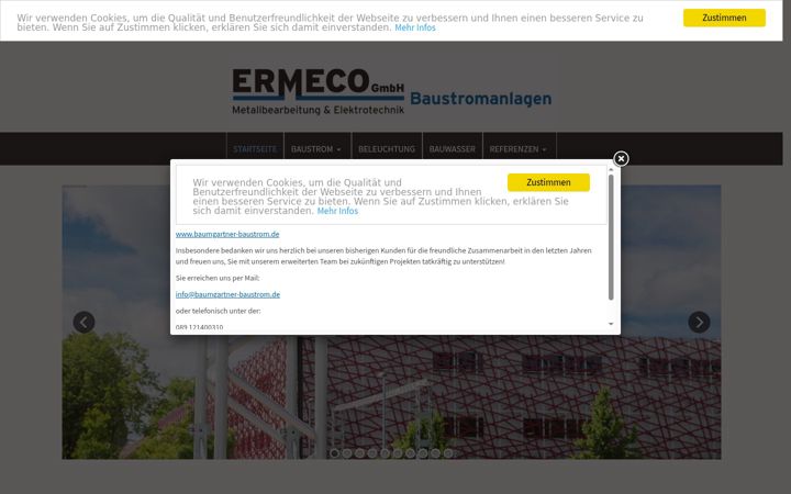 Screenshot stránky ermeco.de