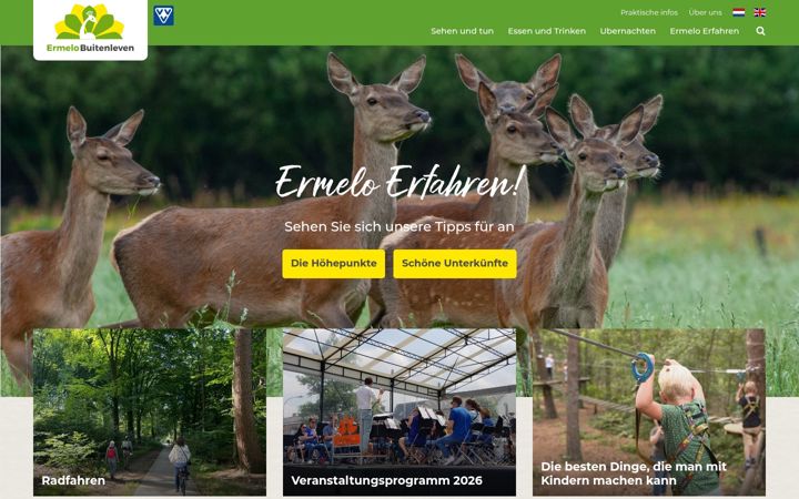 Screenshot stránky ermelo.de
