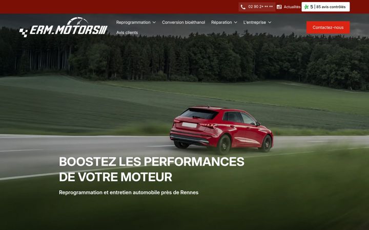 Screenshot ta' ermmotors.fr