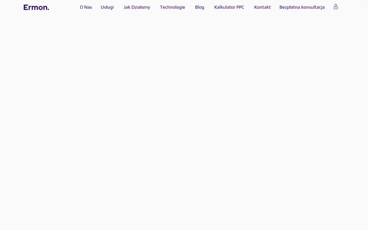 Screenshot stránky ermon.pl