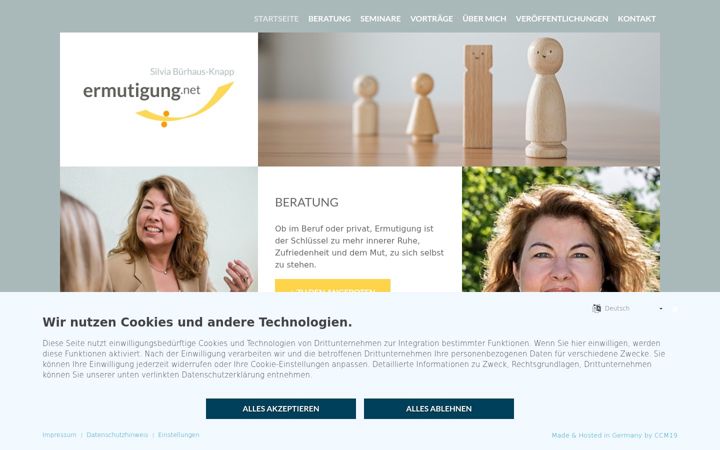 Screenshot ta' ermutigung.net