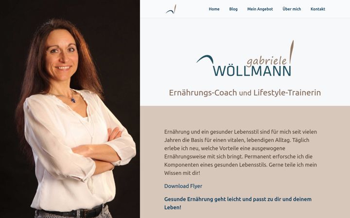 Screenshot stránky ernaehrung-woellmann.de