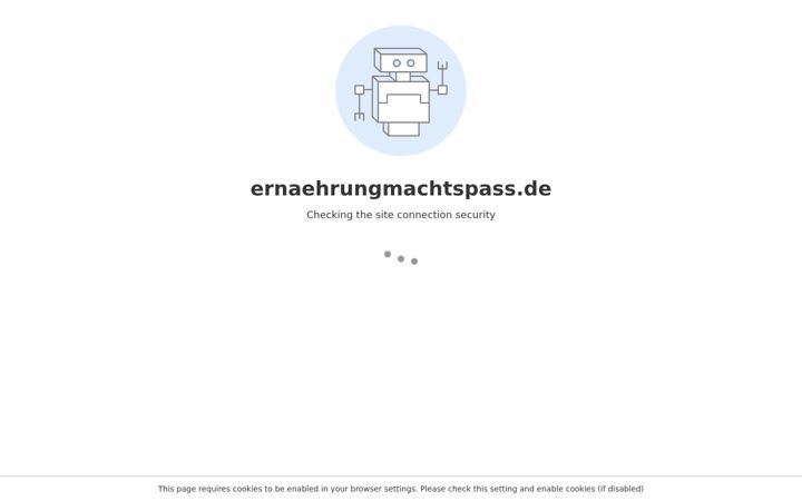 Screenshot stránky ernaehrungmachtspass.de