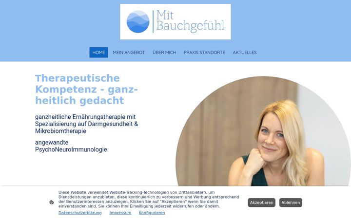 Captura de ecrã de ernaehrungmitbauchgefuehl.at
