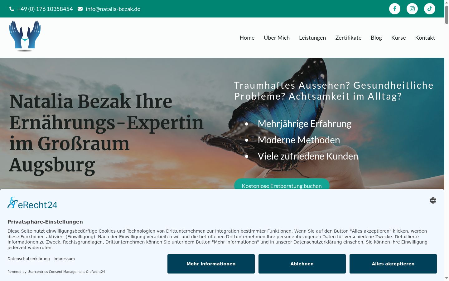 Ekrānuzņēmums ar piekrišanas baneri, kas tika rādīts pirms jebkādas mijiedarbības