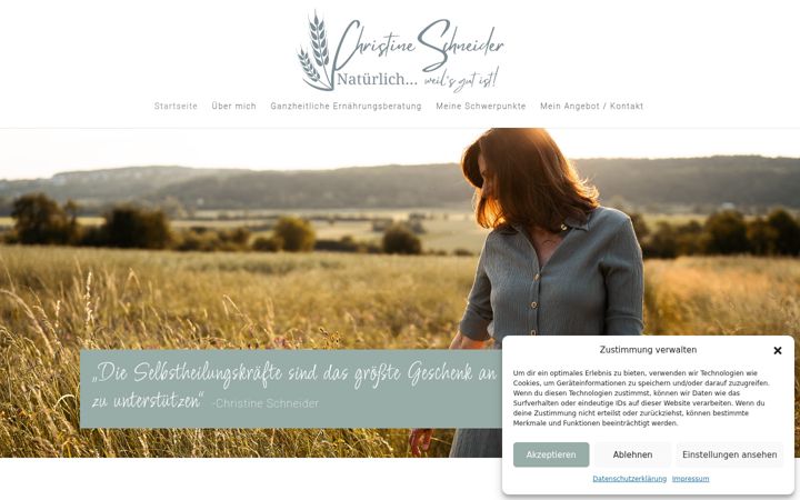 Screenshot stránky ernaehrungsberatung-forchheim.de