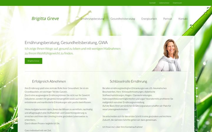 Screenshot stránky ernaehrungsberatung-greve-hamburg.de