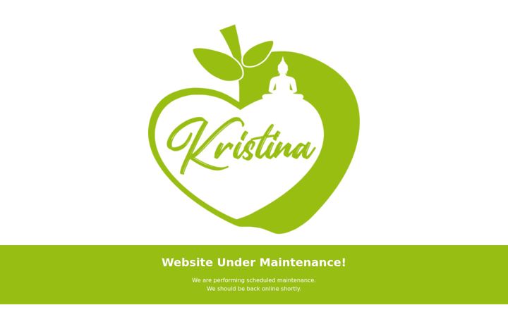 Screenshot stránky ernaehrungsberatung-kristina.de