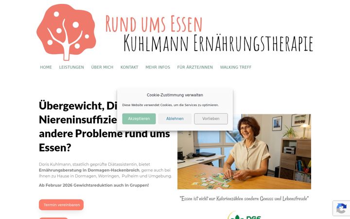 Screenshot stránky ernaehrungstherapie-kuhlmann.de