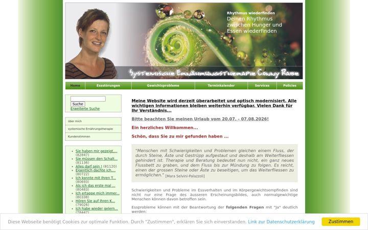 Képernyőkép: ernaehrungstherapie-leipzig.de