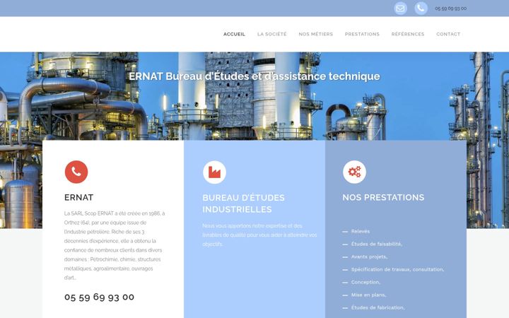 Screenshot ta' ernat-bureau-etudes.fr