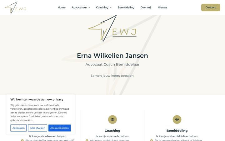 Snímek obrazovky ernawilkelienjansen.nl