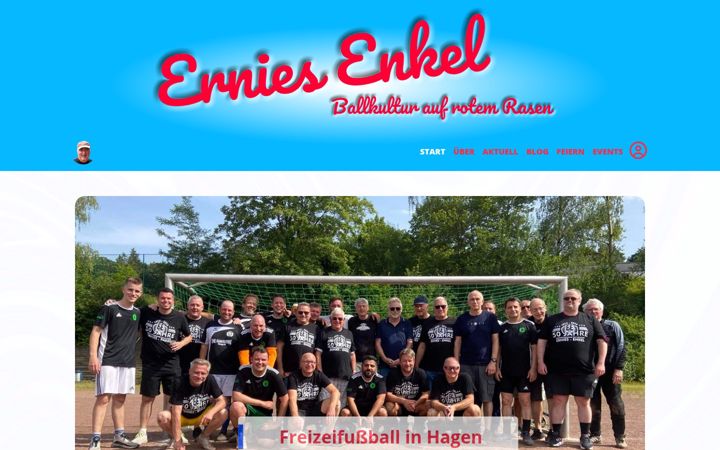 Snímek obrazovky ernies-enkel.de