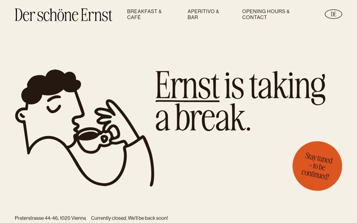 Captura de ecrã de ernst-bar.at