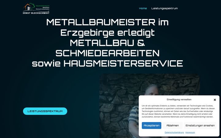 Snímek obrazovky ernst-blechschmidt.de