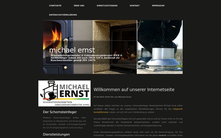 Screenshot of ernst-schornsteinfeger.de