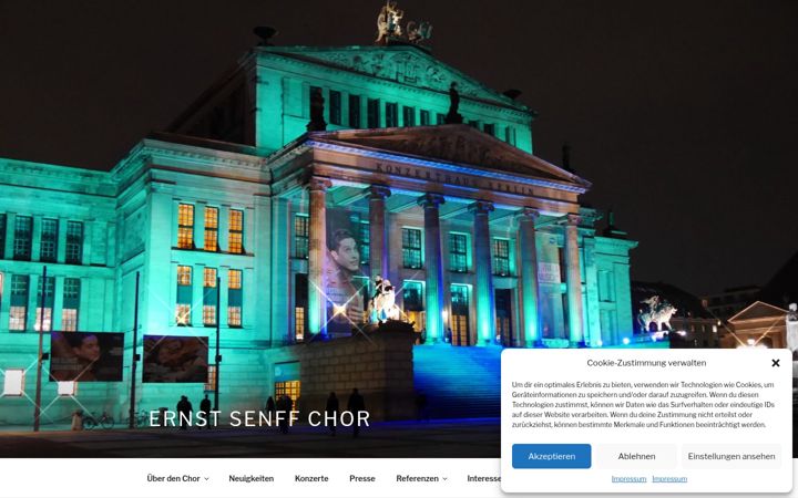 Screenshot of ernst-senff-chor.de