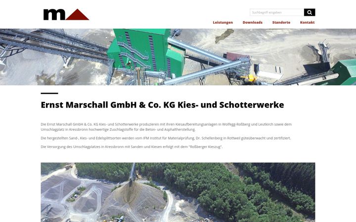 Screenshot of ernstmarschall.de