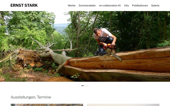 Screenshot of ernststark.de