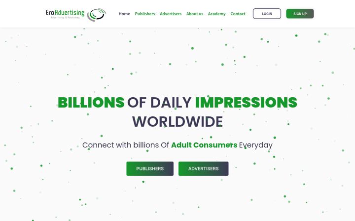 Screenshot of ero-advertising.com