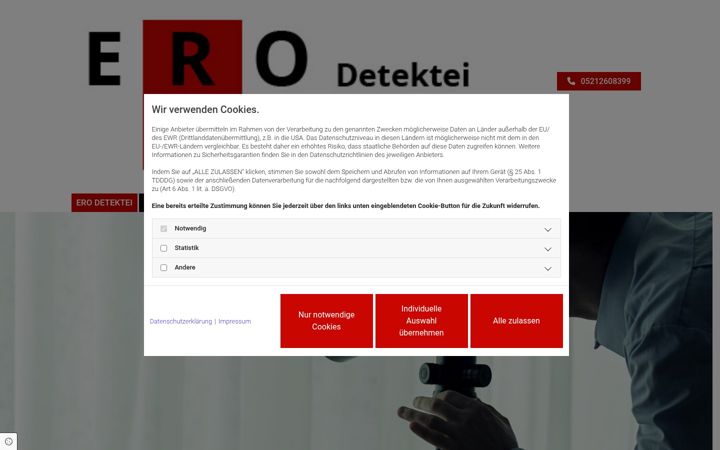 Képernyőkép: ero-detektei-bielefeld.de