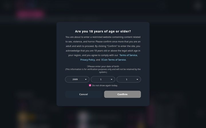 Screenshot of ero-labs.top