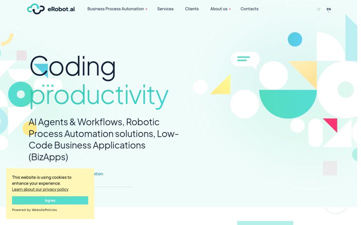 Snímek obrazovky erobot.ai