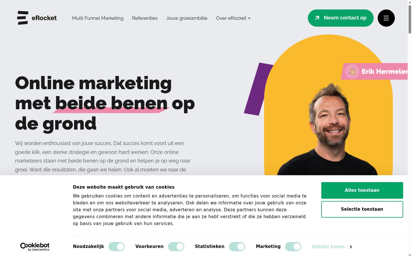 Sutikimo reklamjuostės, rodytos prieš bet kokią sąveiką, ekrano kopija