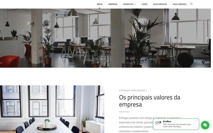 Captura de pantalla de eroflex.com.br