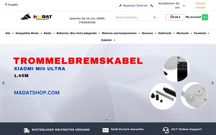 Képernyőkép: erollerteile.de