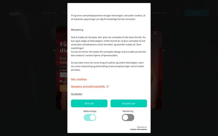 Screenshot stránky eroning.dk