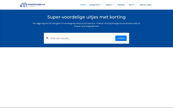 Snímek obrazovky eropuitstapjes.nl