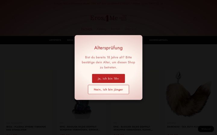 Képernyőkép: eros4me.de