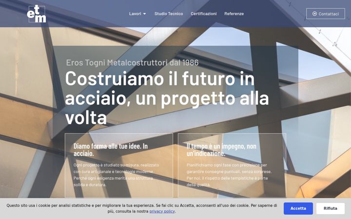 Ekraanipilt saidist erostogni.ch