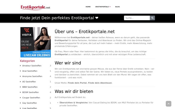 Screenshot von erotikportale.net