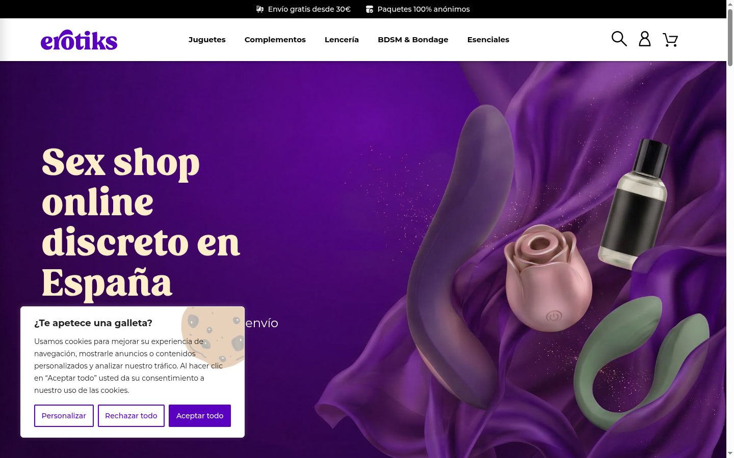 Screenshot tal-banner tal-kunsens muri qabel kwalunkwe interazzjoni