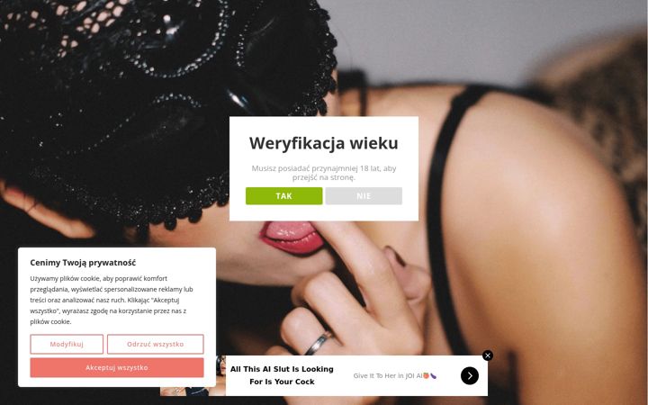 Screenshot stránky erotycznezabawki.pl