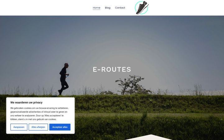 Snímek obrazovky eroutes.nl