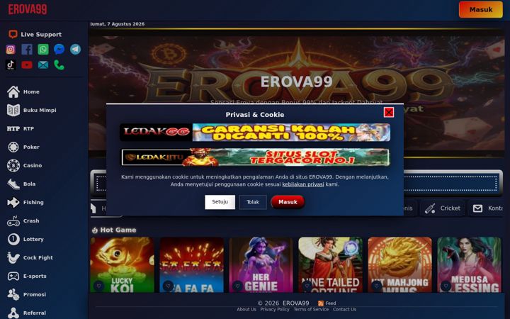 Screenshot stránky erova99.org