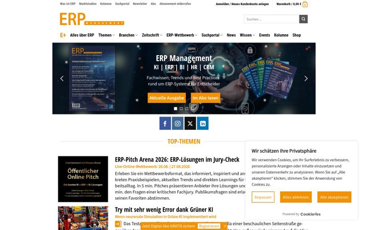 Screenshot stránky erp-management.de