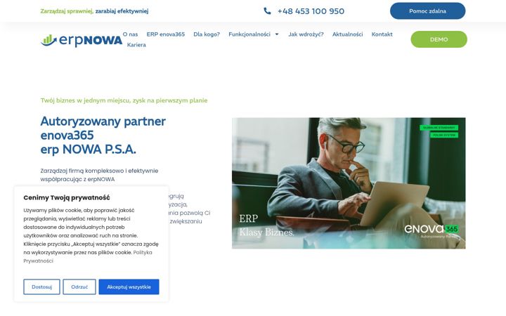 Screenshot stránky erp-nowa.pl