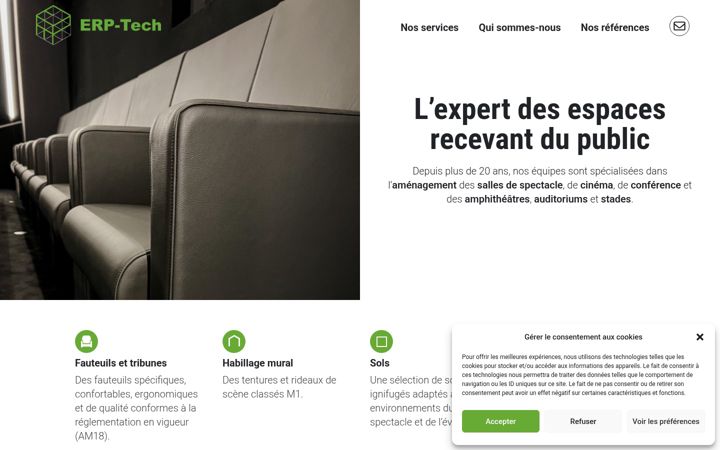 Screenshot ta' erp-tech.fr