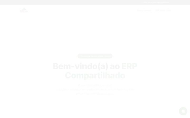 Captura de pantalla de erpcompartilhado.com.br
