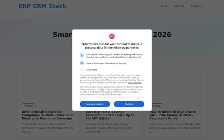 Képernyőkép: erpcrmstack.com