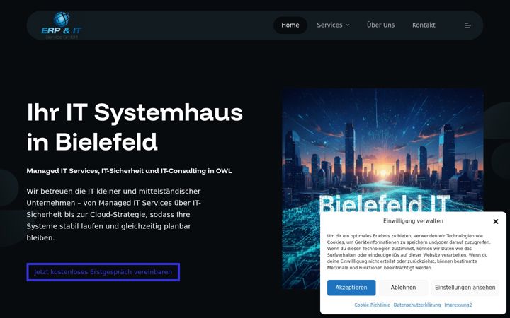 Screenshot stránky erpit-service.de